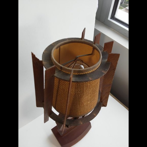 Vintage Mid Century Wooden Molson Beer Logo Bar Lamp - ULTRA RARE - Picture 6 of 14